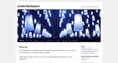 Desktop Screenshot of leedshackspace.org.uk